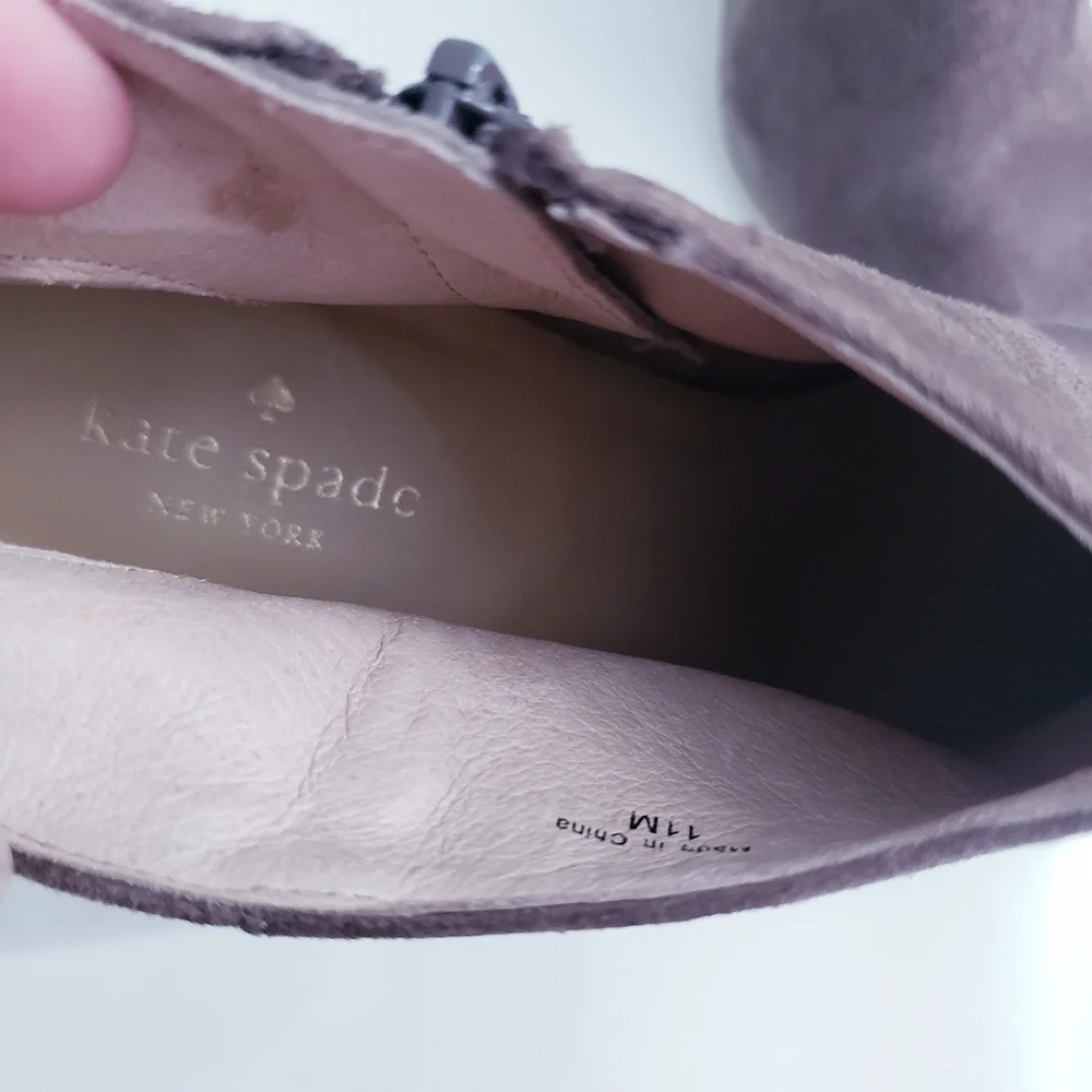Kate Spade Velvet Pointed Toe Ankle Booties